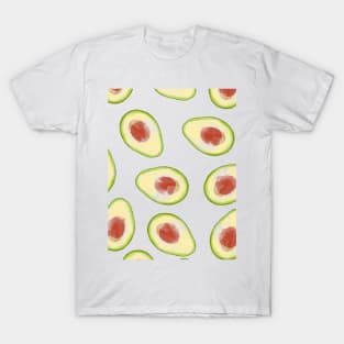 Avocados Pattern T-Shirt